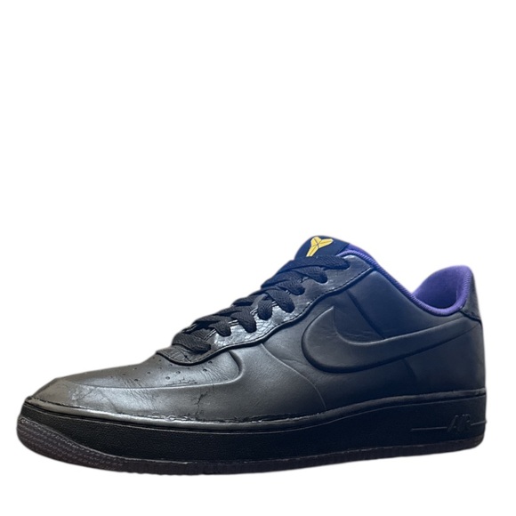 NIKE - AIR FORCE 1 LOW SUPREME VT BLACK PURPLE GOLD “KOBE” SNEAKERS